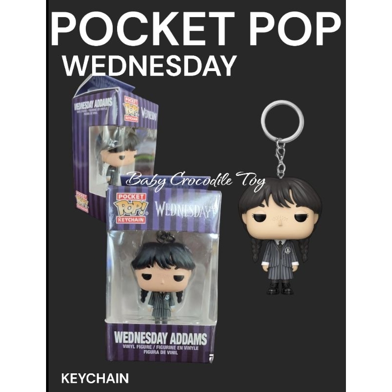 POCKET POP! KEYCHAIN : WEDNESDAY พวงกุญแจเวนส์เดย์