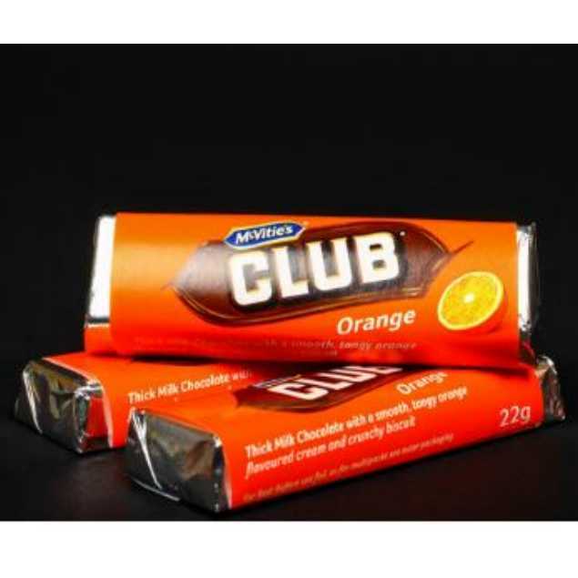 MC'VITIES CLUB ORANGE 6 Bars