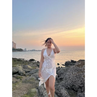 Sunset Dress เดรสยาวเหมาะสำหรับใส่ไปทะเล