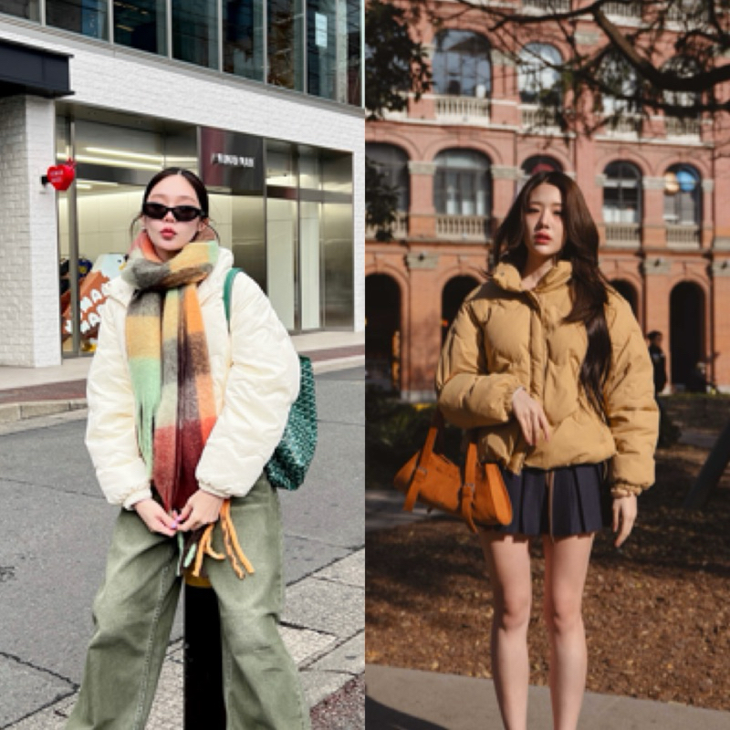 FLASHMARBLE - CLOUDY DOWN JACKET #3005 เสื้อขนเป็ดแท้ ได้ถึงติดลบ20องศา รบกวนดูขนาดสินค้าใต้โพสก่อนสั่งซื้อ
