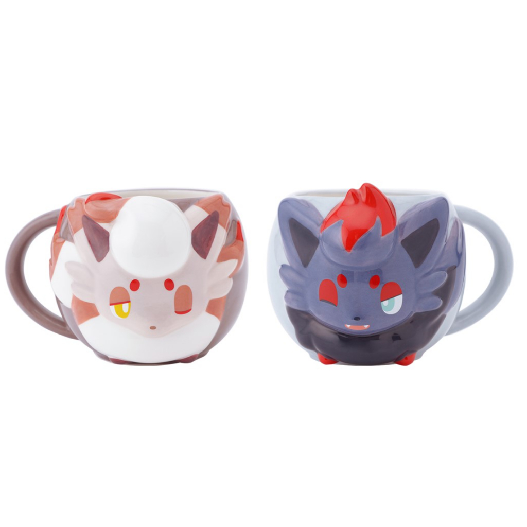 [Direct from Japan] Pokemon Pair 3D Mug Similar Pokemon Zorua & Hisuian Zorua Japan NEW