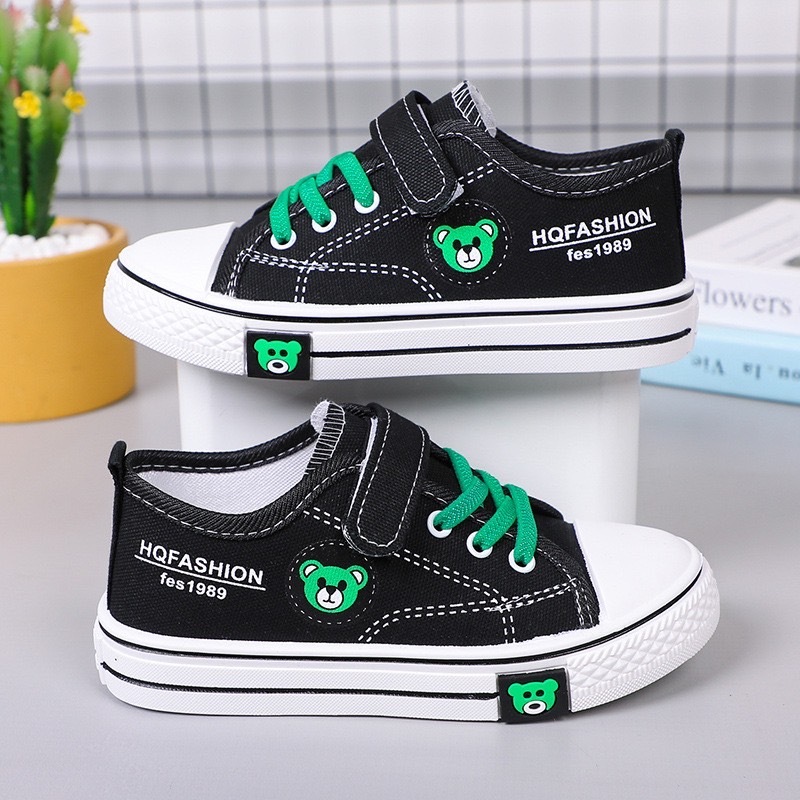 รองเท้าผ้าใบคอนเวิร์สเด็ก ผ้าใบลำรองพื้นนิ่มใสสบาย ใส่เที่ยว  2-3วันได้สินค้า รอสินค้าไม่นาน