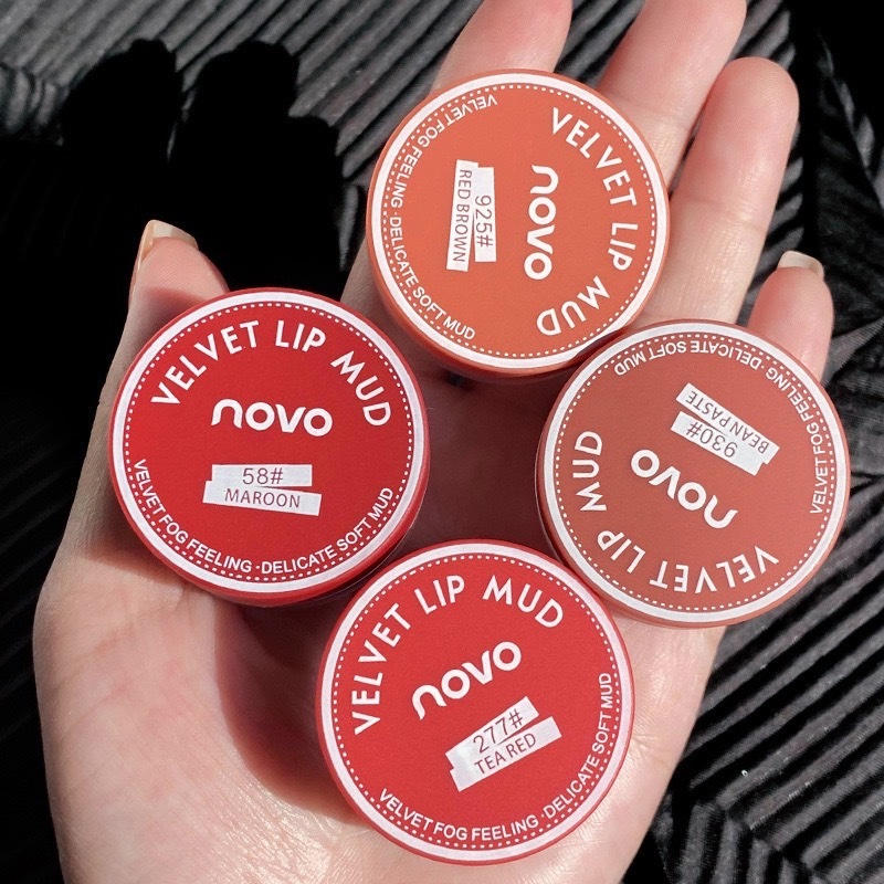 NOVO 5461 โนโว เวลเวท ลิป มัด ลิปสติก เนื้อครีม เนื้อแมทท์ NOVO Velvet Lip Mud