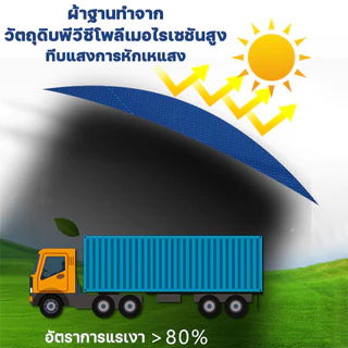 ผ้าใบกันน้ำ PVC ผ้าใบกันแดด (มีตาไก่) ผ้ายางกันแดดฝน ผ้าใบกันแดดฝน ผ้าใบ ขนาด 2x2 2x3 2x4 3x3 3x4 4x4 4x5 4x6 5x6 เมตร