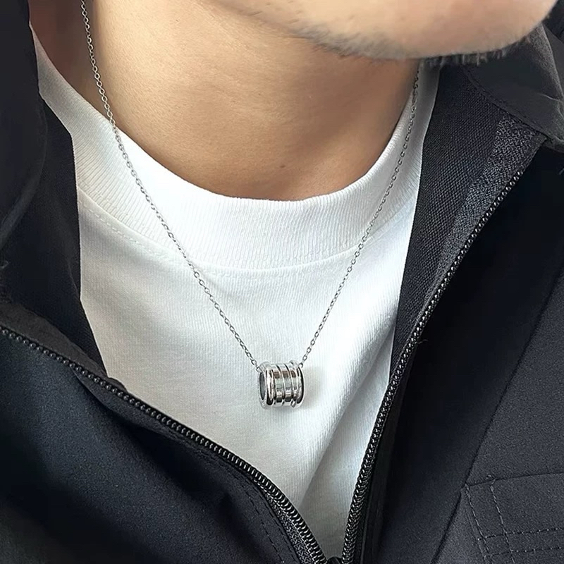 สร้อยคอจี้โรมัน ไม่ลอกไม่ดำ สร้อยสแตนเลสแท้ ความยาว16นิ้ว - รูปที่ 3