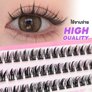 ส่งตรงจากไทย 💖 ขนตาปลอม CHICLASHES ✨ขนตาช่อ 48ช่อ สายฝอ C / D-Curl 2แบบ ยาว 10-13 มม. หนา 0.07 มม.