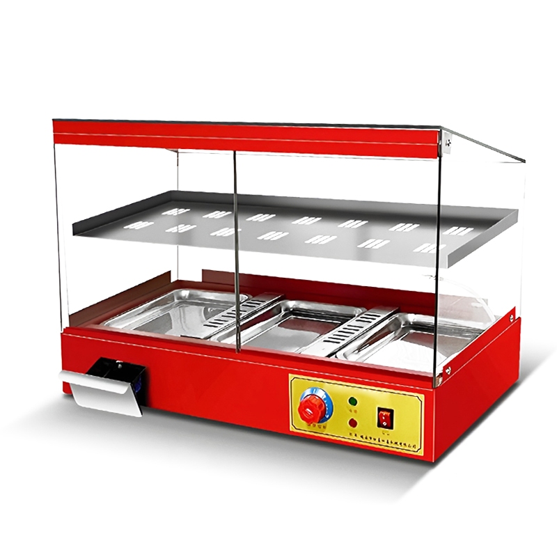 BUGUWU ตู้โชว์อุ่นอาหาร ตู้อุ่นร้อน ตู้โชว์พาย ตู้อุ่น  ตู้ร้อนโชว์อาหารเชิงพาณิชย์ ตู้ฉนว ชั้นเดียว - รูปที่ 7