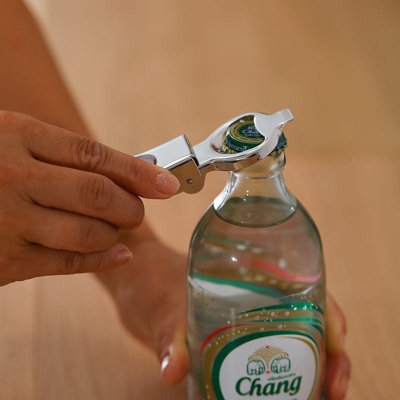 ที่เปิดขวด ที่เปิดฝาขวดอเนกประสงค์ 2in1 สำหรับเปิด ปิดขวดเบียร์ น้ำอัดลม โซดา กระป๋อง Bottle Opener - รูปที่ 4