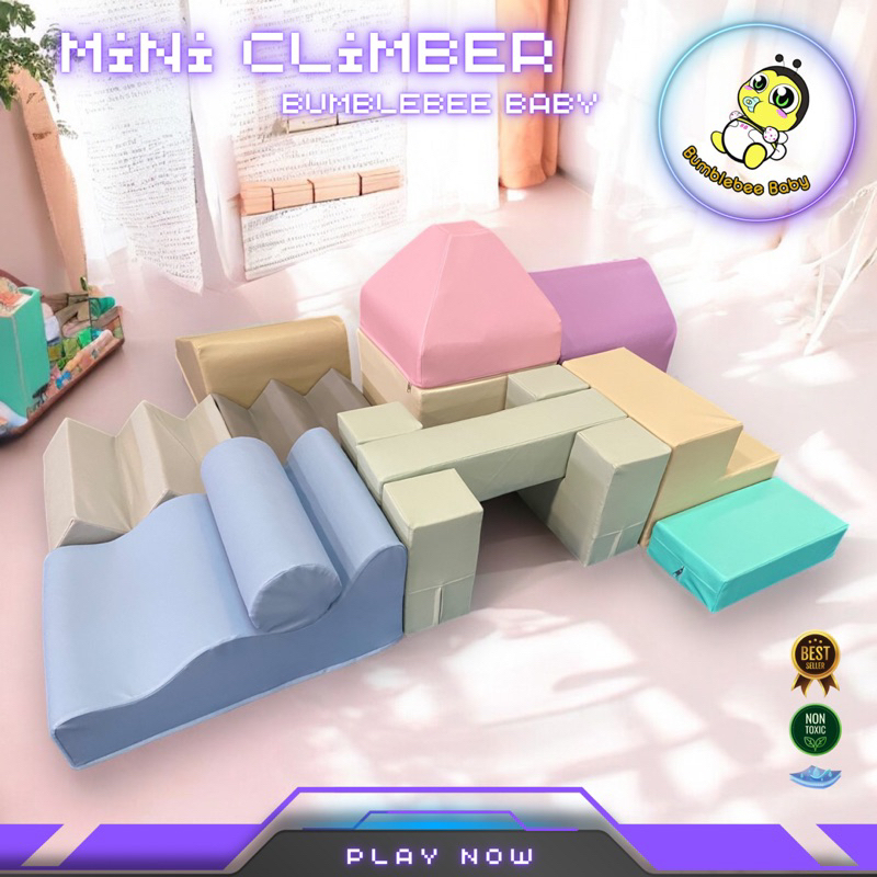 ชุดปีนป่าย Mini Climber ของเล่นเสริมสร้างพัฒนาการ soft play (BUMBLEBEE BABY) - รูปที่ 2