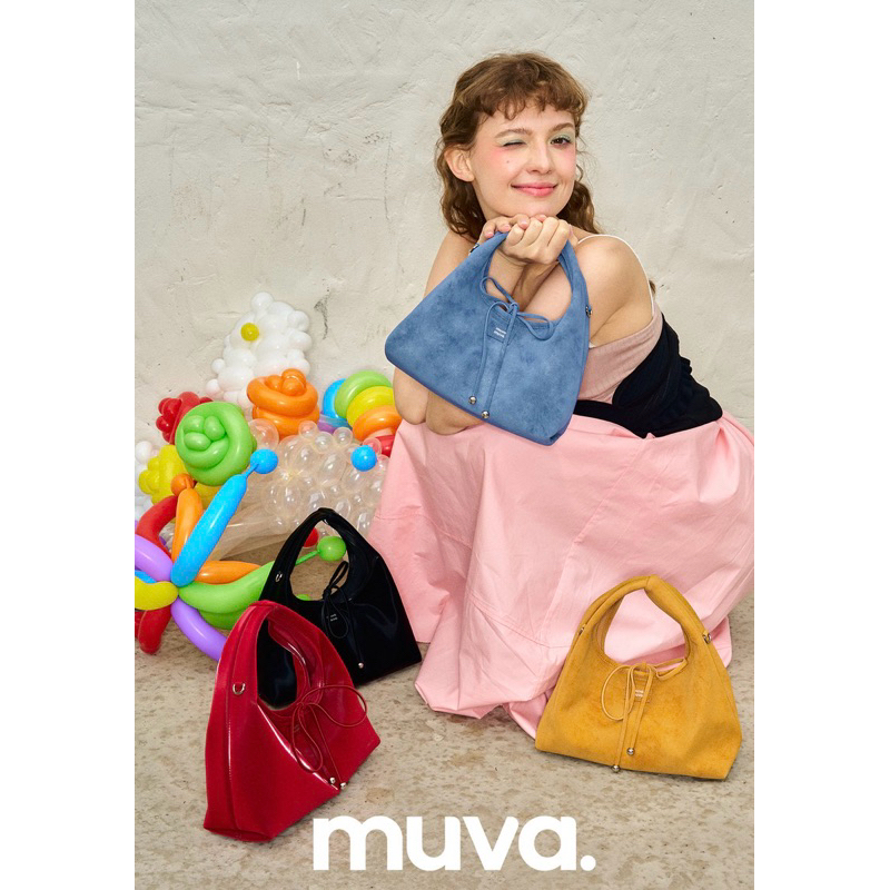 MUVA (โค้ดลด30%) rice ball bag preorder 7-14 วัน แท้100% จากชอป 💖แถมจี้พวงกุญแจ💖