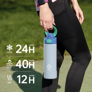 FJbottle ขวดน้ำเก็บร้อน–เย็น 710ml/950ml ฝาปิดแม่เหล็ก รองรับมือถือ เหมาะสำหรับออฟฟิศ