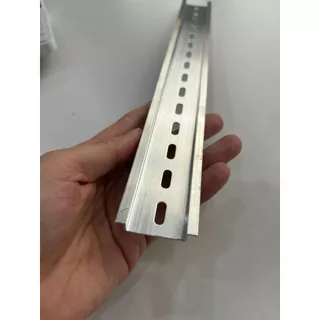 รางเทอร์มินอล รางปีกนก DIN RAIL อลูมิเนียม (ความยาว 1 เมตร) หนา 1.1 มม.