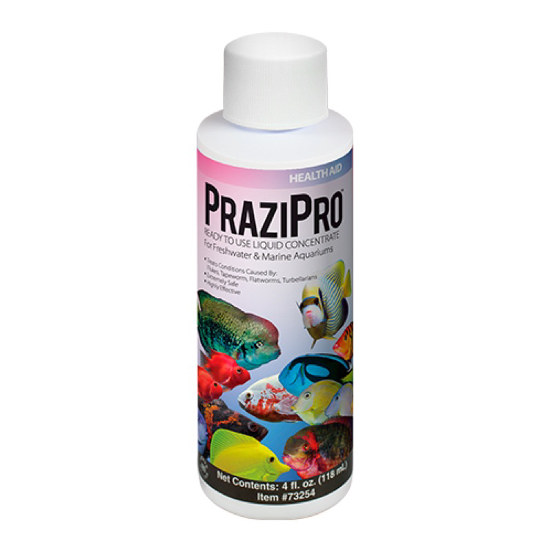 Prazipro ยาฆ่าปรสิก แพลตวอร์ม สิ่งแปลกปลอมในตู้ปลา ปลอดภัยต่อสิ่งมีชีวิตในตู้
