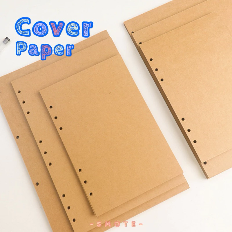 <พร้อมส่ง> แผ่นปกกระดาษ หนา 300แกรม A5, B5, A4 Cover Paper | 15แผ่น/แพ็ค | ปกคราฟท์ ศิลปะ สันห่วง สมุดโน๊ต กระดาษ รีฟิว