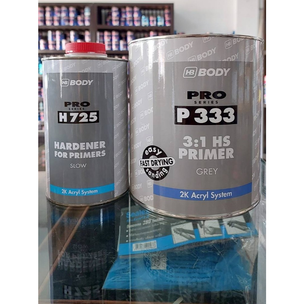 สีรองพื้น2K  HB Body P333 ระบบ3.1 ชุด3ลิตร