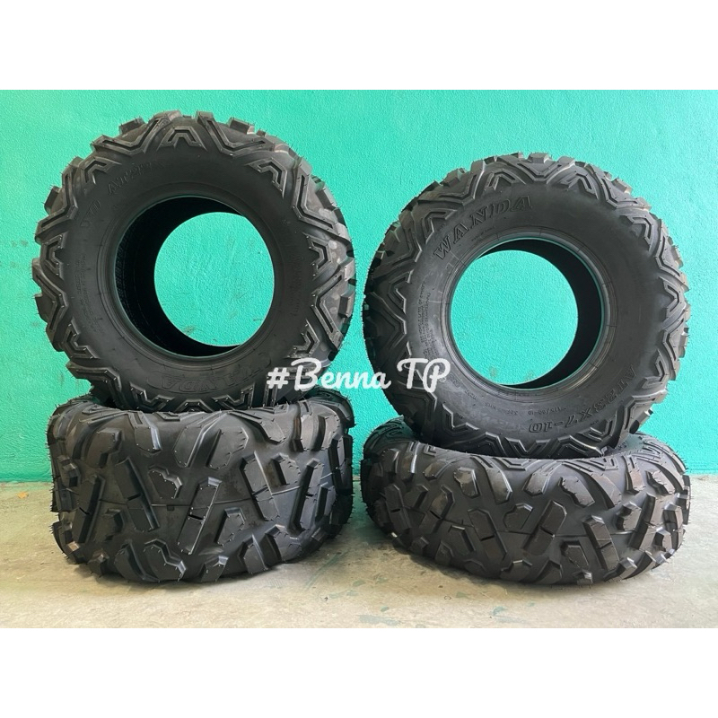 23x7-10/22x10-10 ยางatvขอบ10 ลายA .ยางพร้อมกระทะatvขอบ10นิ้วลายAราคาส่ง (ราคาต่อ1 เส้น)
