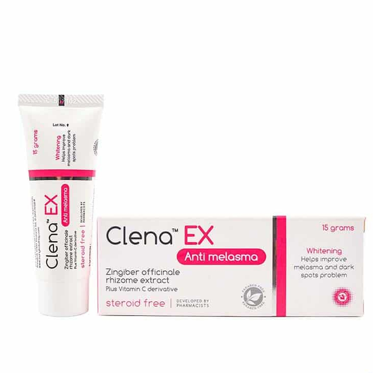 Clena EX Anti Melasma 15 grams คลีน่า เอ็กซ์ ลด เลือนฝ้า 15 กรัม