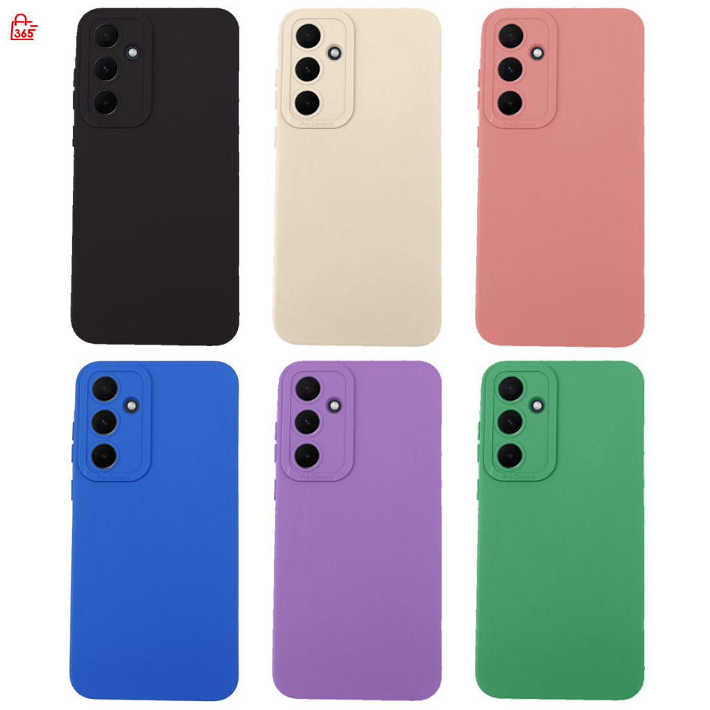 เคส สำหรับ Samsung Galaxy A35 5G เคสซิลิโคนนิ่ม กันกล้อง TPU สีพื้น