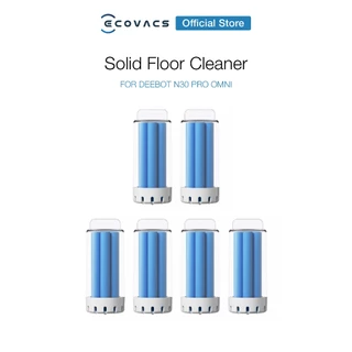 [ของแท้] น้ำยาทำความสะอาด แบบแท่งเข้มข้น สำหรับ ECOVACS DEEBOT N30 PRO OMNI/N30 OMNI (จำนวน 6 อัน) Solid Floor Cleaner