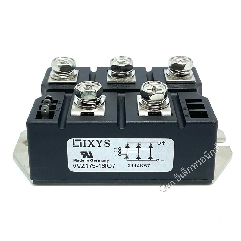 VVZ175-16IO7 โมดูลวงจรเรียงกระแสสามเฟส 167A 1600V โมดูล ไดโอด พร้อมส่ง
