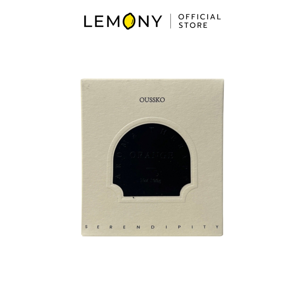 LEMONY  LZ05H Aromatherapy Candle (Orange) เทียนหอมอโรม่ารุ่น LZ05H กลิ่นส้ม ขนาด 100 กรัม