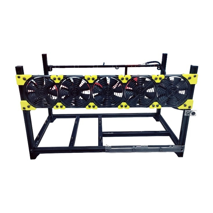 Veddha V4C 6 GPU Mining Rig Aluminum ริกขุด เหรียญ คริปโต (มือสอง)