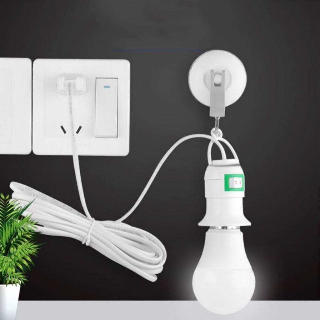 NEOBEE โคมไฟสายยาว E27 LED แสงขาว แสงวอร์ม เสียบไฟใช้ได้เลย รุ่นDX-5+NB-AP