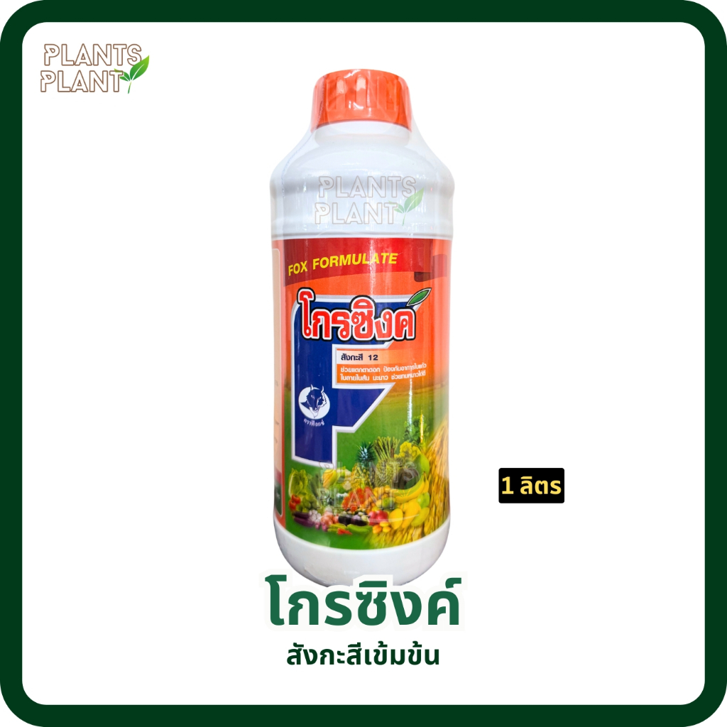 โกรซิงค์ (1L) Zn12% สังกะสีเข้มข้น ช่วยให้พืชทนต่อการเปลี่ยนแปลงของสภาพอากาศ ทนฝนแดด