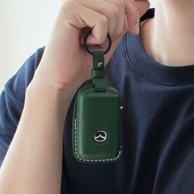 เคสกุญแจรถยนต์ MAZDA 3 , CX30 ซองกุญแจรถยนต์ หนังวัวแท้ CHAK