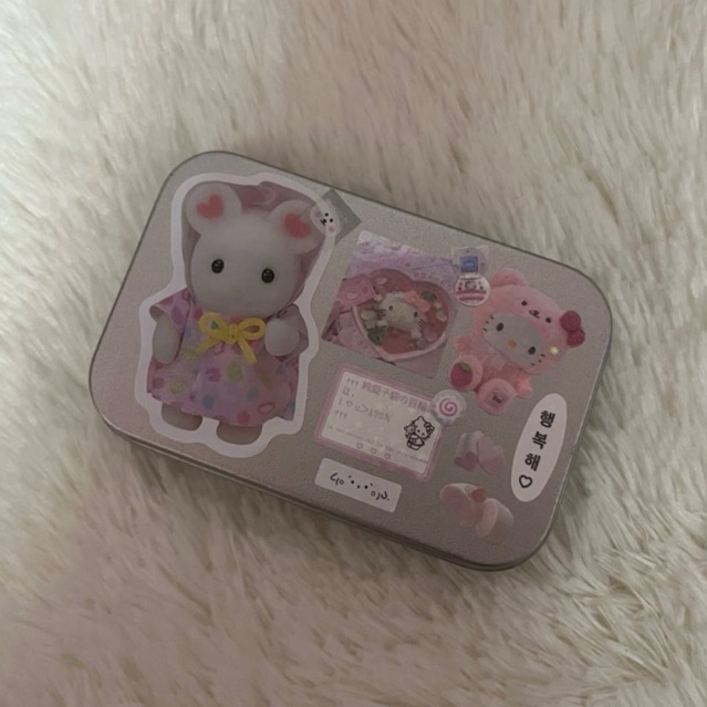 tin box / tin wallet กล่องเหล็กเก็บของพกพา