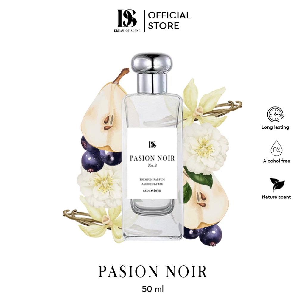 Passion Noir Perfume Alcohol Free น้ำหอมกลิ่น แพชชั่น นัวร์ 50 ml
