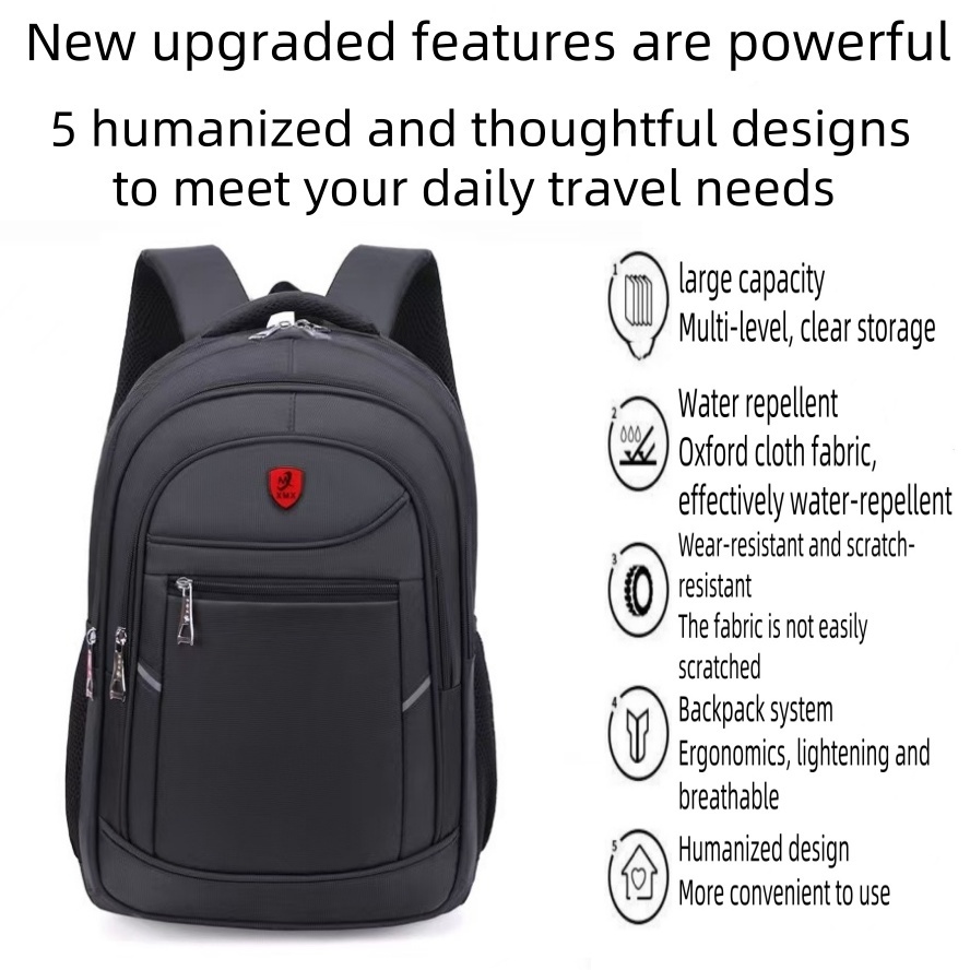 กระเป๋าเป้แฟชั่นสไตล์ใหม่ กระเป๋านักเรียน ไส่ออกนอกบ้าน ธุรกิจสไตล์ กระเป๋าสะพายหลังคอมพิวเตอร์ 8013