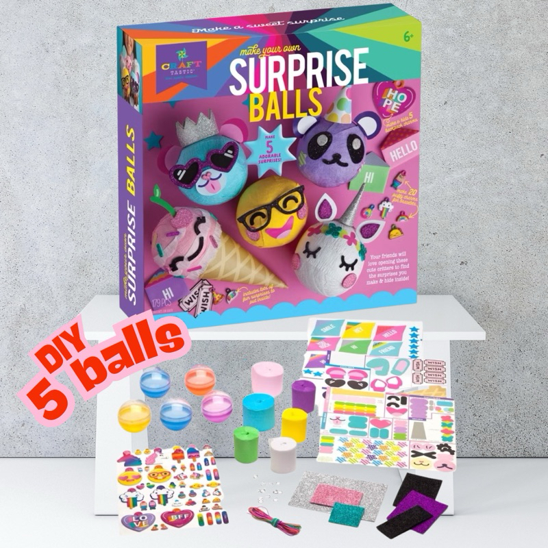 Craft-tastic - Make Your Own Surprise Balls - Make, Decorate & Share 5 Amazing Surprise Balls