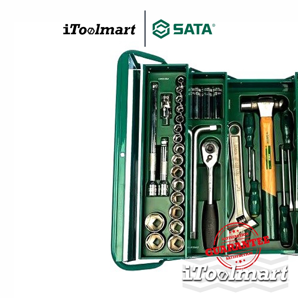 ชุดเครื่องมือช่าง 70ชิ้น 6PT. SATA 95104A70-6