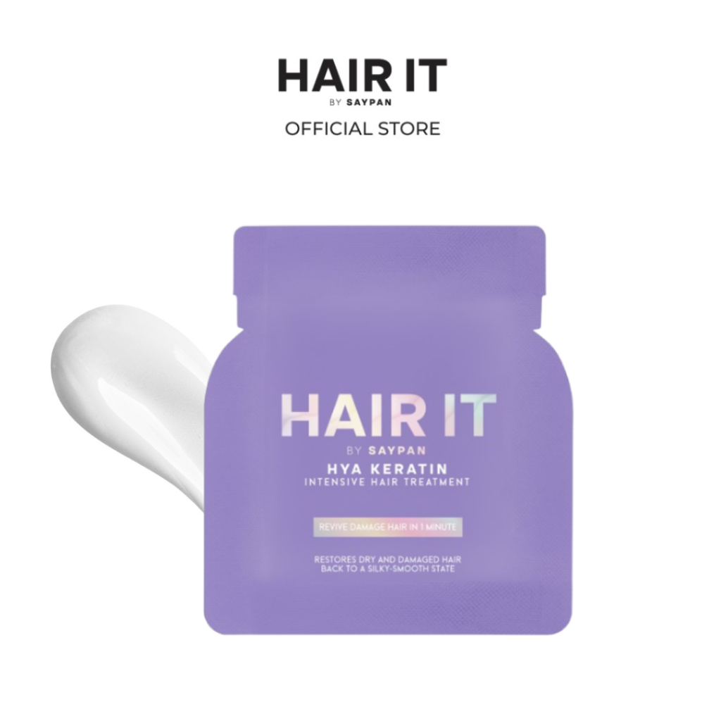 HAIR IT ไฮยาเคราตินอินเทนซีฟแฮร์ทรีทเม้นท์ 12g. แฮร์อิท