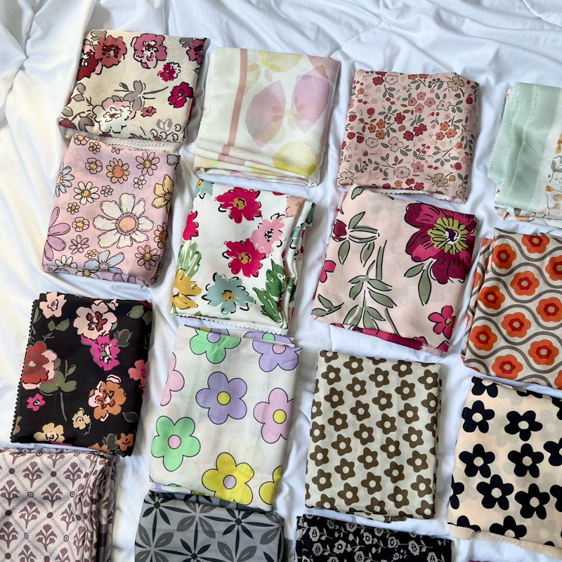 pukpik Hijab ลายน่ารักๆ 💖 ตะกร้านี้เหลือจากการเอฟในบ้านรุ้งนะคะ