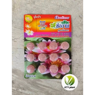 ปุ๋ยบัว เพิ่มดอก​ เพิ่มสี เพิ่มใบ แตกกอ น้ำใสไม่ขุ้น