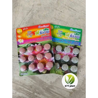ปุ๋ยบัว เพิ่มดอก​ เพิ่มสี เพิ่มใบ แตกกอ น้ำใสไม่ขุ้น