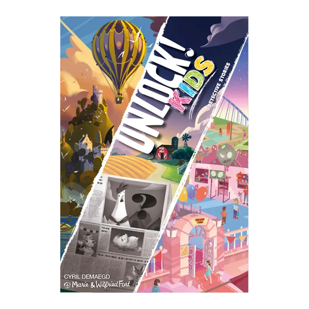 UNLOCK KIDS #1 DETECTIVE STORIES EN - Board Game บอร์ดเกม - Tower Tactic Games ทาวเวอร์ แทคติก เกม