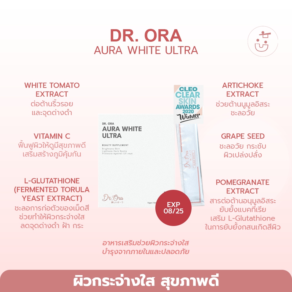 (SALE) DR.ORA AURA WHITE ULTRA 30 ซอง