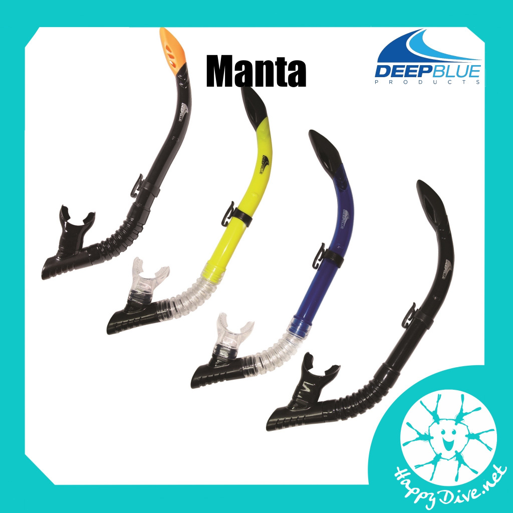 ✨🪸 Deep Blue Mako Snorkel, Manta, Marlin, Orca, Sharky, Stingray Snorkel - ท่อสนอคเกิ้ลดำน้ำ ท่อหายใจ