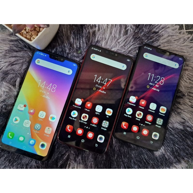 โทรศัพท์มือถือ vivo y81 หน้าจอ6.2นิ้ว Ram3 Rom32.Android 8.1 [มือสองพร้อมใช้]