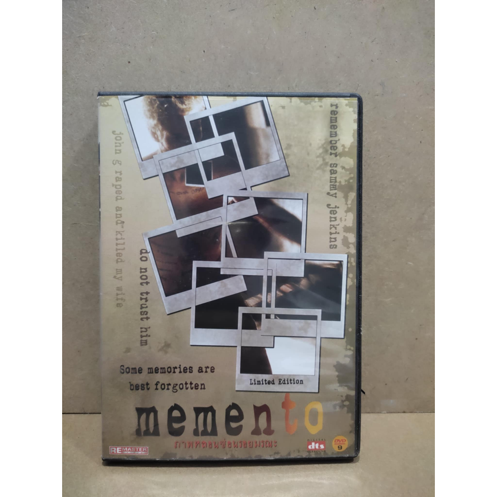 DVD Memento : ภาพหลอนซ่อนรอยมรณะ กำกับโดย Christopher Nolan