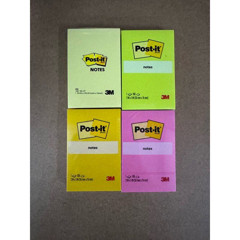 โพสต์อิท โน๊ต Post It Notes 3M No.656 ขนาด 2x3 นิ้ว"