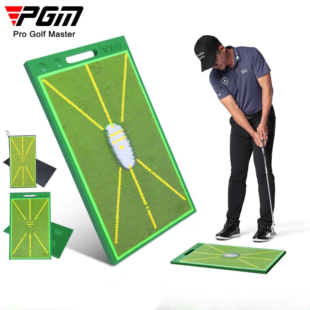 PGM (DJD038/ DJD044) Divot golf display direction board hitting mat 21*41CM/ 31.5*61.5CM  แผ่นพรมสำหรับ ฝึกซ้อมกอล์ฟ