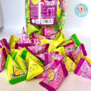 (อย.ไทย,ฮาลาล) เจลลี่สามเหลี่ยมหลินฮุ่ย 1กระปุก160ชิ้น