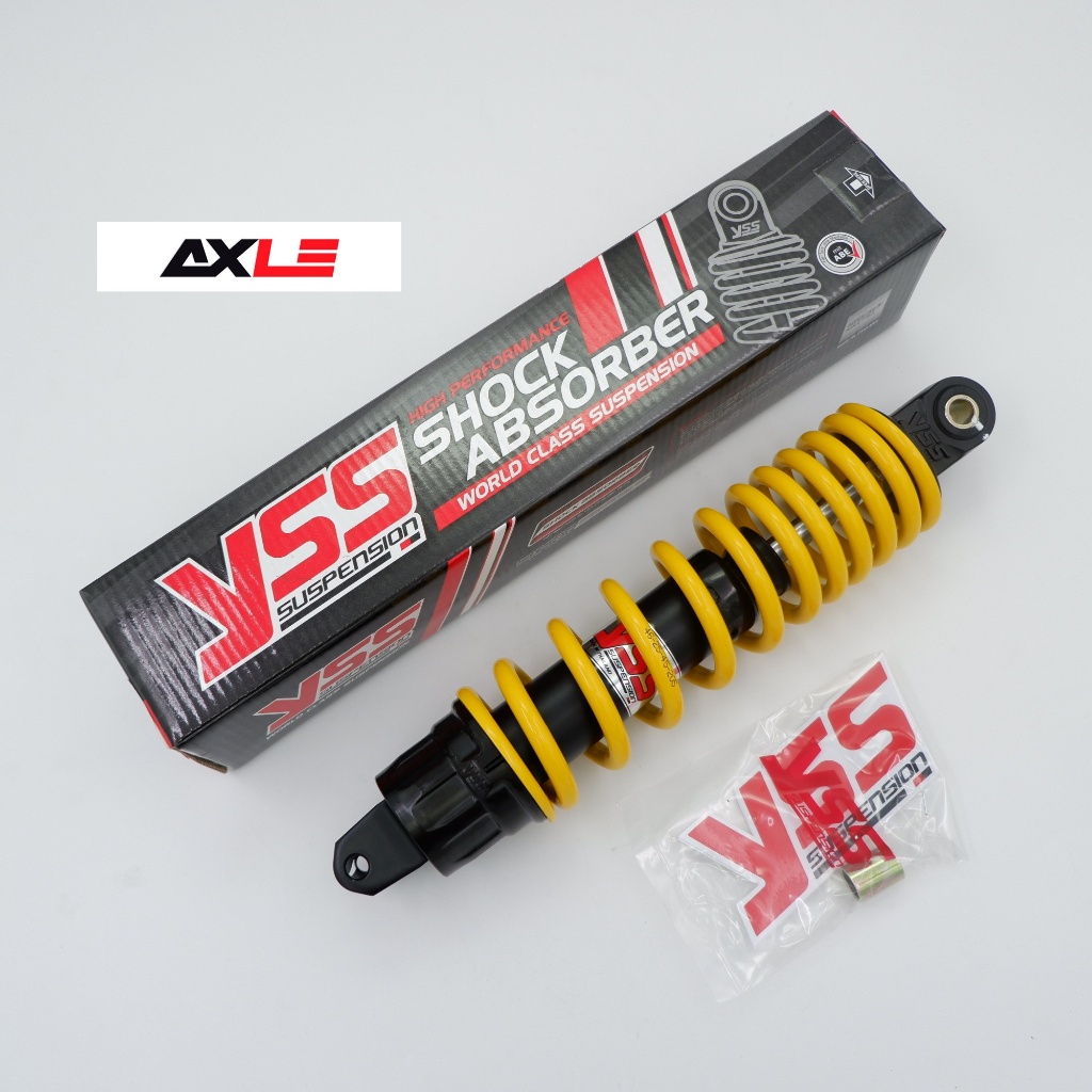 โช้ค PRO-PLUS YSS รุ่น Click110/Mio115/Fino115 ขนาด 300 mm #สีดำ-เหลือง