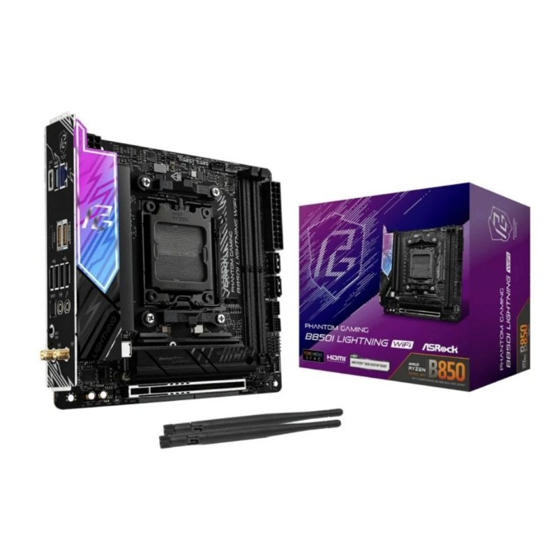 มือ1 AM5 ASRock B850i Lightning wifi mini itx motherboard