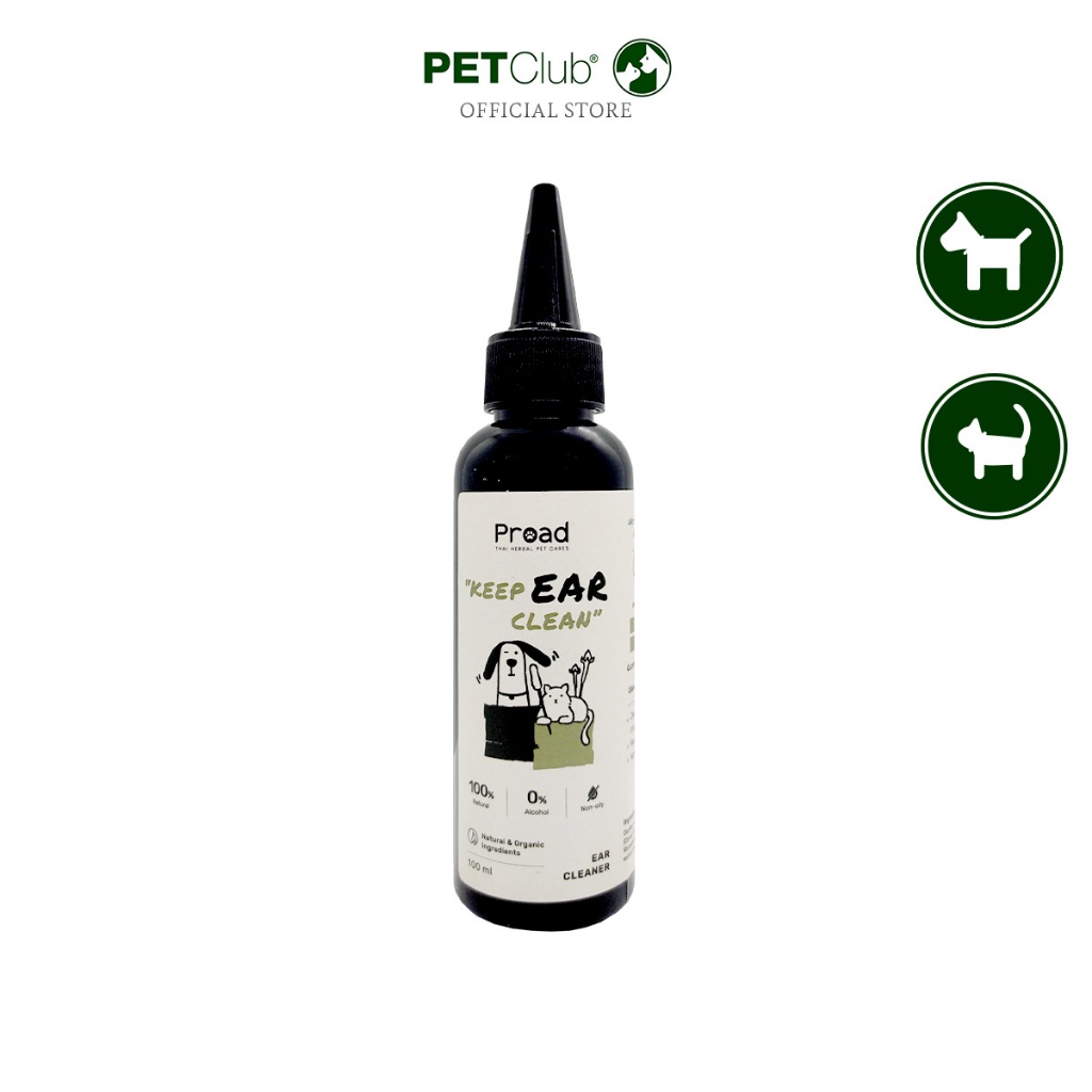 [PETClub] PROAD - Keep EAR Clean - ผลิตภัณฑ์ทำความสะอาดหูสำหรับสัตว์เลี้ยง (100ml.)