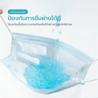 Simple Health หน้ากากอนามัย หน้ากากกันฝุ่น หนา 3 ชั้น แมส medical mask 50 ชิ้น กรองฝุ่นได้ถึง 99.9% ระบายอากาศได้ดี